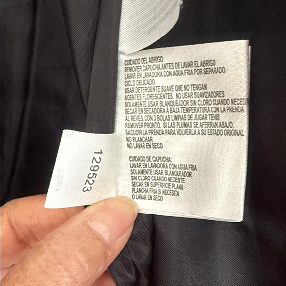 Michael Kors Black Puffer Jacket with Faux Fur Trim - Picture 13 of 13